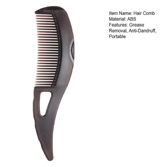 Расческа для удаления перхоти для женщин и мужчин Расческа с полыми зубьями для точечного массажа кожи головы и удаления жира Пластиковая массажная расческа для кожи головы для уменьшения объема кожи головы