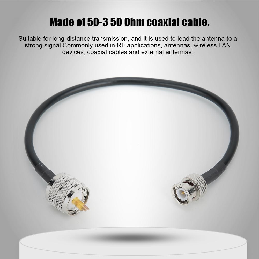 Коаксиальный кабель 50-3 50 Ом BNC Male в UHF PL259 Male, линия преобразования для широкого спектра применений
