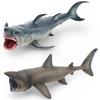 Симуляция Серия Морские млекопитающие Белая акула Гигантская акула Рыба Морская жизнь Модель Настольное статическое украшение