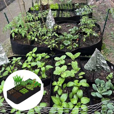 8 сеток Grow Bag Утолщенный нетканый материал Мешки для посадки Прочный горшок для выращивания овощей Цветы Растения на открытом воздухе