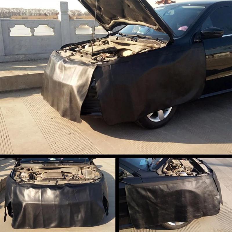 Универсальный автомобильный магнитный чехол на переднее крыло, складной защитный коврик для механика, коврик для авторемонта