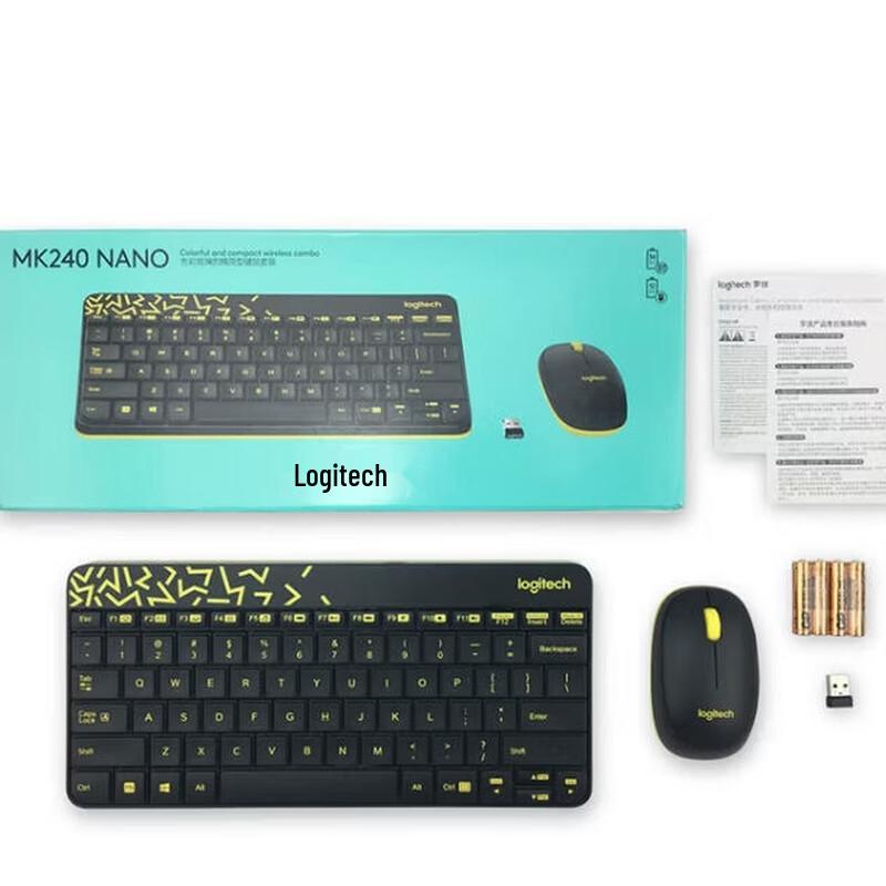 Logitech Беспроводной комплект клавиатуры и мыши MK240