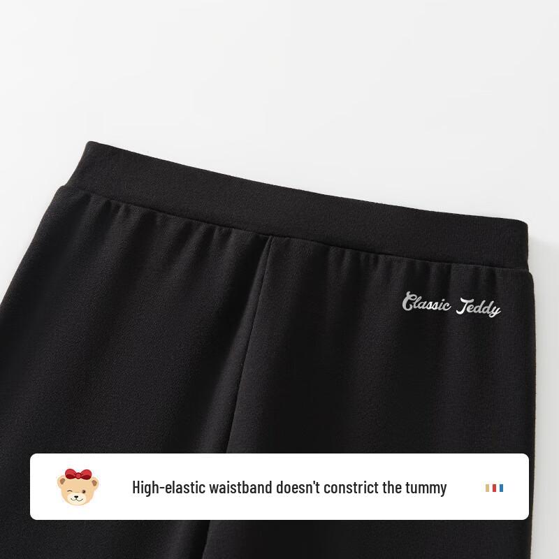 Classic Teddy Girls' Summer Versatile Capri Leggings