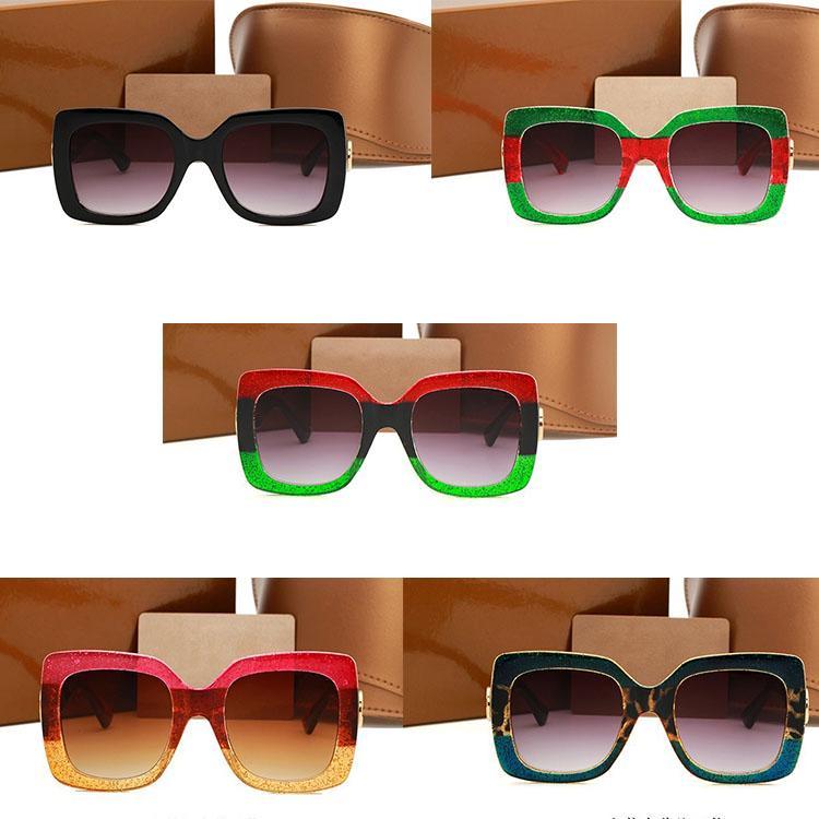 Big Frame Bee Colorful Sunglasses With Fashion Personality And Trendy Retro Flair