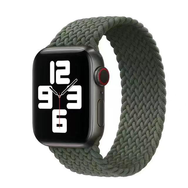Плетеная петля Solo для Apple Watch Band 44 мм, 40 мм, 45 мм, 41 мм, 49 мм, 42 мм, 38 мм, эластичный браслет IWatch Series 7, 3 SE, 6, 8, ультра-ремешок для ремешка для наручных часов