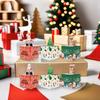 1-10PCS Christmas Gift Father Christmas Elk Christmas Tree Pattern Money Draw Surprise Box Festive Small Gifts Party Supplies