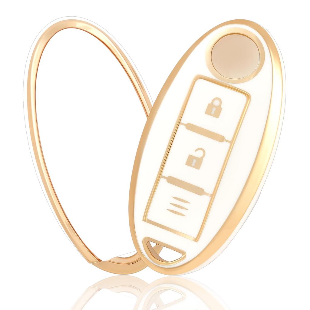 В ПУТЬ Чехол для ключа из ТПУ, Совместим с Nissan New Notebook,