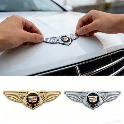 Крылья Эмблема Значок на Переднюю Решетку Автомобиля для Seville XT4 CT4 CT5 ATS STS CTS Escalade Coupe Аксессуары для Внешнего Вида