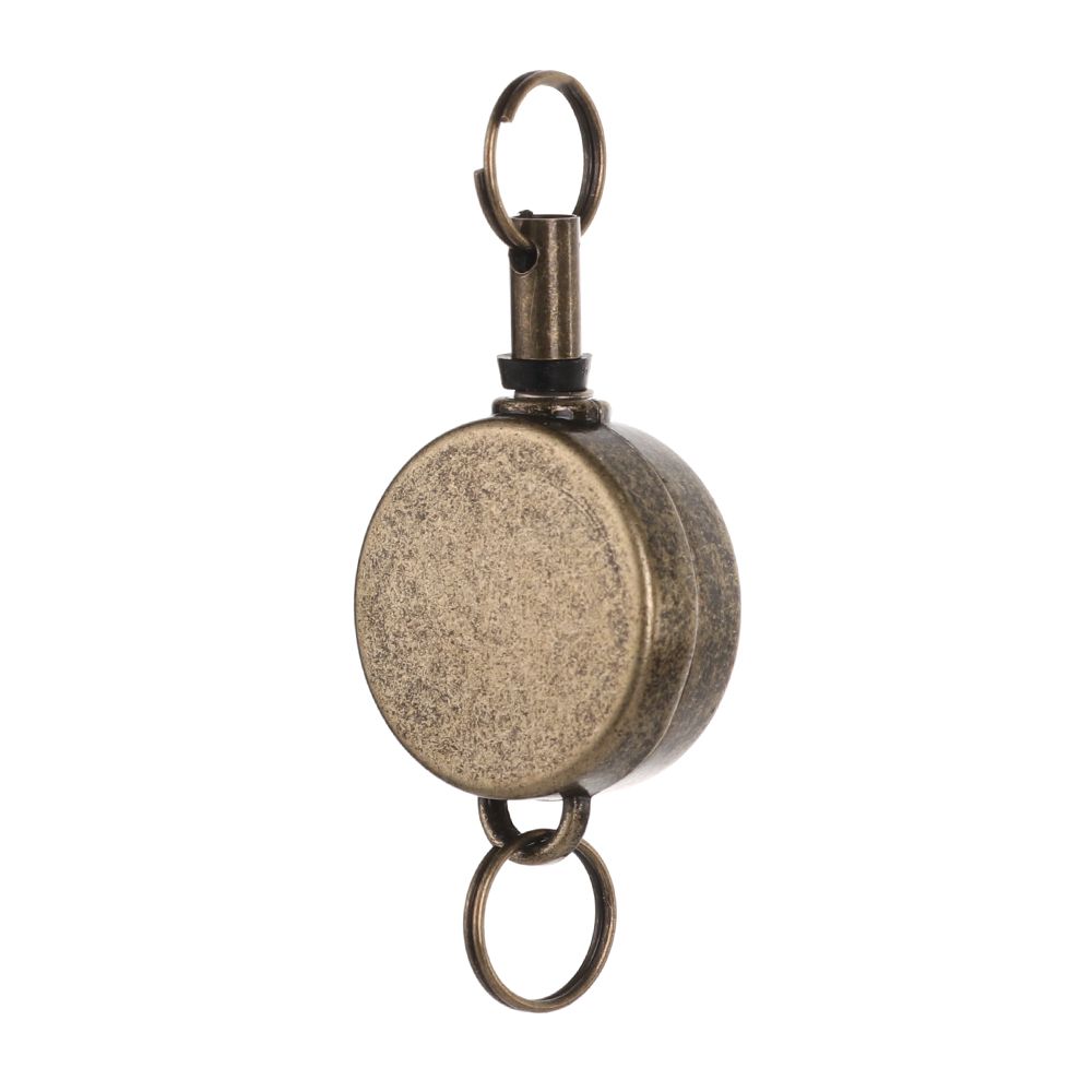 1pc Clip ID Name Card Stationery Anti-Lost Clip Retractable Key Ring Badge Holder Lanyards