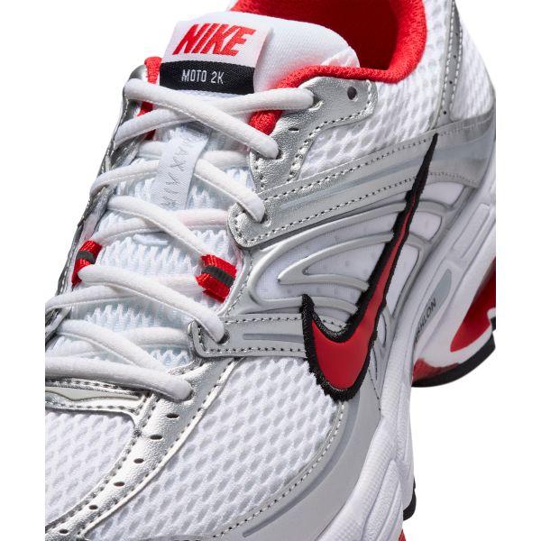 Nike Кроссовки Air Max Moto 2k со светоотражающими элементами Белый Металлический Серебристый Черный Университетский Красный Женские HQ2056-112