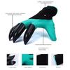 Rubber Digging Planting Worker Garden Gloves Cut Resistant Waterproof Gloves
