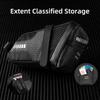 ROCKBROS Saddle Bicycle Road Bike Frame Large Capacity Reflective Taillight Attachment Waterproof Easy Hybrid Cycling Bag, Bag, Bag, 1.5L, Material,