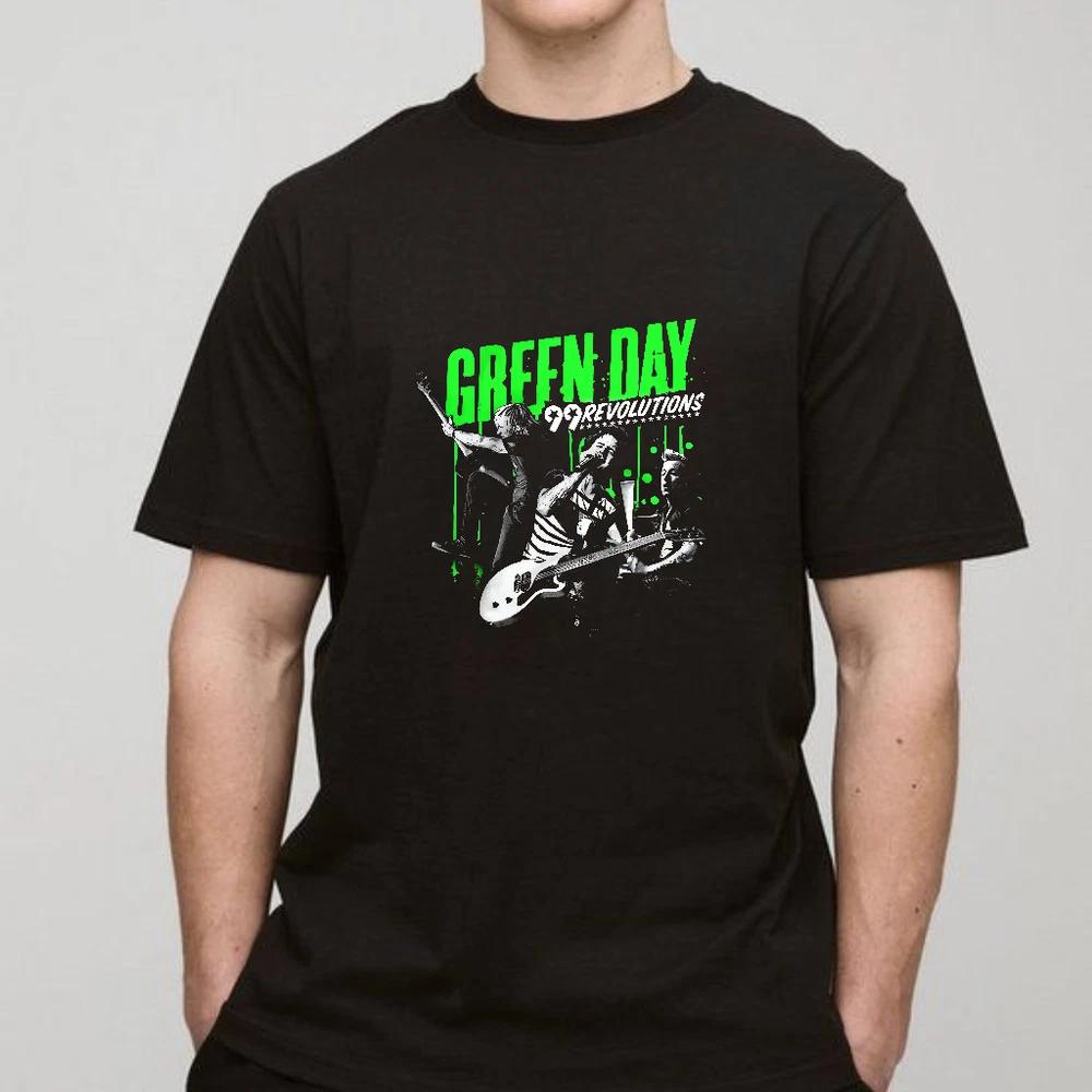 Хлопковая футболка m4xl 99 revolutions футболка в стиле Green Day