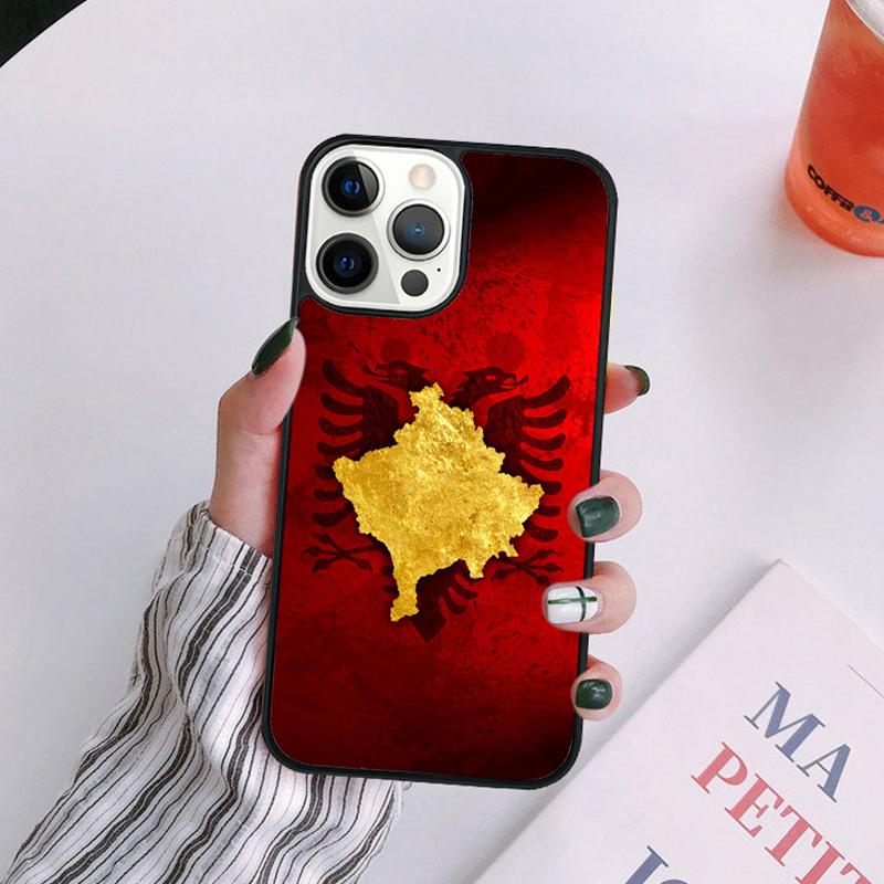 Albanian Flag Eagle Phone Case For iPhone 17 Air Plus Max Cover Shell for iPhone 17 Air 16 15 14 13 12 Pro Max