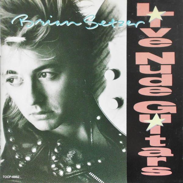 CD BRIAN SETZER Live Nude Guitars TOCP6862 EMI USA 1991 Japan Rock Used