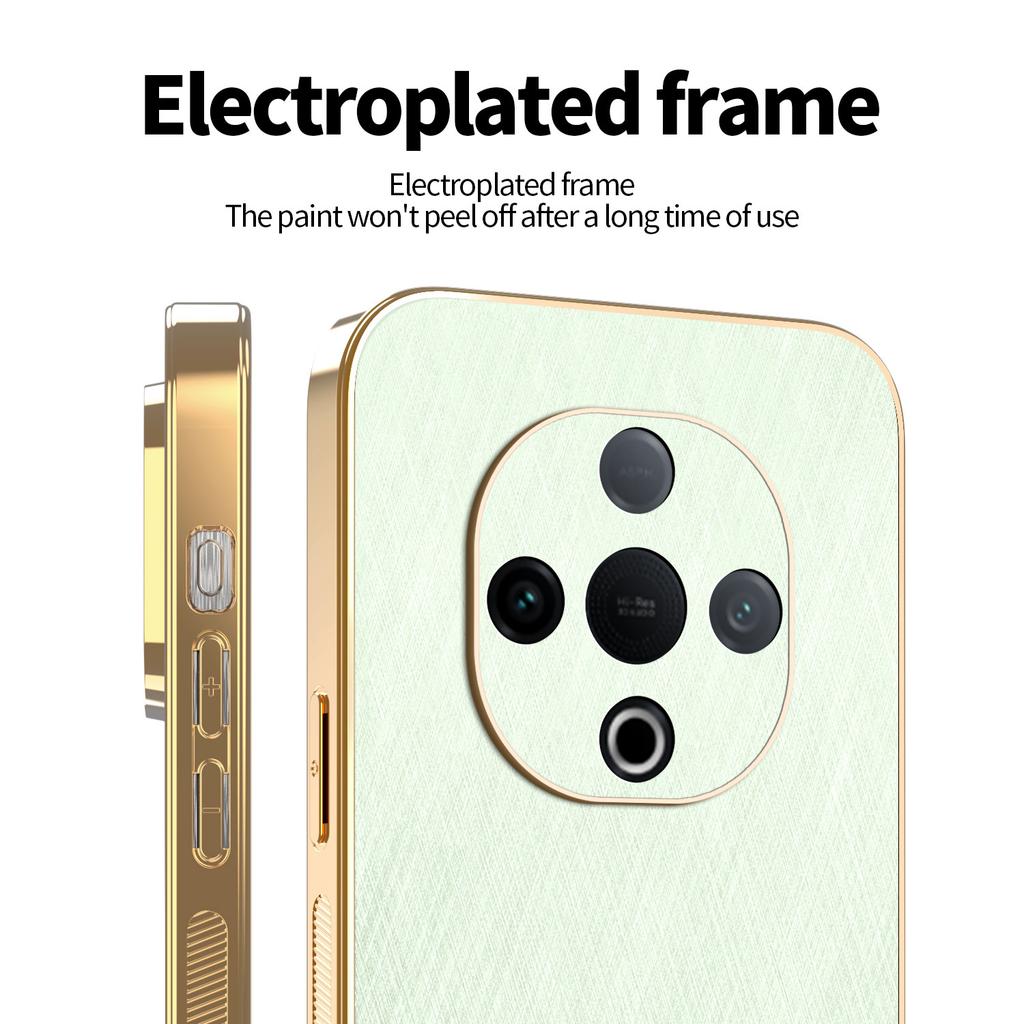 For VIVO Y300 Y300 Pro Y300 ProPlus Y200 Full Lens Protection Phone Case with Gold Thread Texture and Anti-Fingerprint