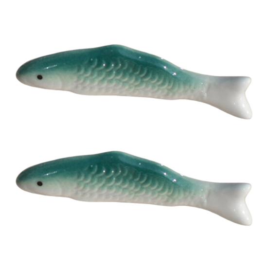 Керамическая подставка для палочек для еды в форме рыбы Держатели для палочек для еды Милая подставка для ложек, вилок, ножей для домашней кухни Декор стола