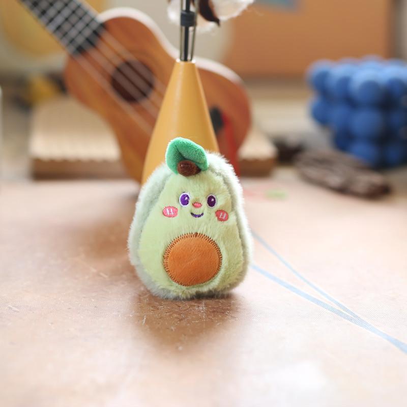 Cute Children's Small Vegetable Fruit Plush Pendant Mini Banana Carrot Doll Rag Doll Keychain