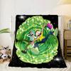 Monster Scientist Blanket Flannel Blanket for bed, sofa, Camping, Hiking, Picnic Essentials, gift for family Fan gifts