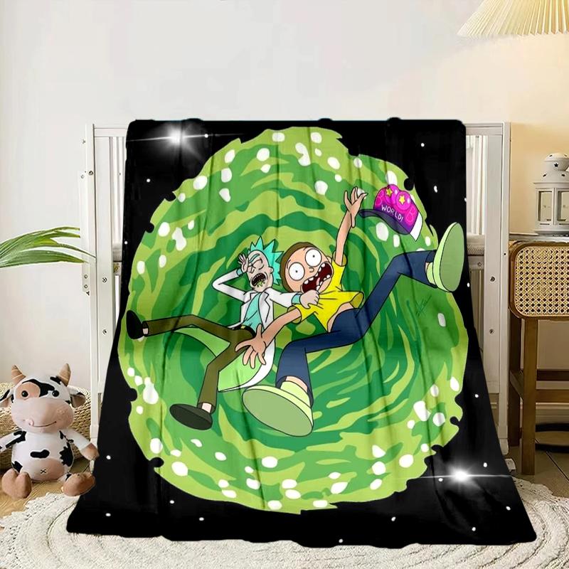 Monster Scientist Blanket Flannel Blanket for bed, sofa, Camping, Hiking, Picnic Essentials, gift for family Fan gifts