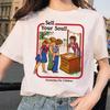 Lets Summon Demons Aesthetics T Shirt Unisex Summer Casual Harajuku Cartoon Print Satan Short Sleeve Tops Camiseta Streetwear