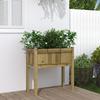 VidaXL Planter with Legs 70x31x70 Cm Impregnated Pine Wood 837562