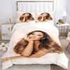 Glamorous Hair Model Pose Print 3Pcs Bedding Setduvet Cover With 2 Bedropillowcase Home Birthday Gift