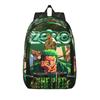 Модный однотонный аниме-рюкзак Zoro Mochilas Портативный для офиса Ретро Моющийся Rucksack