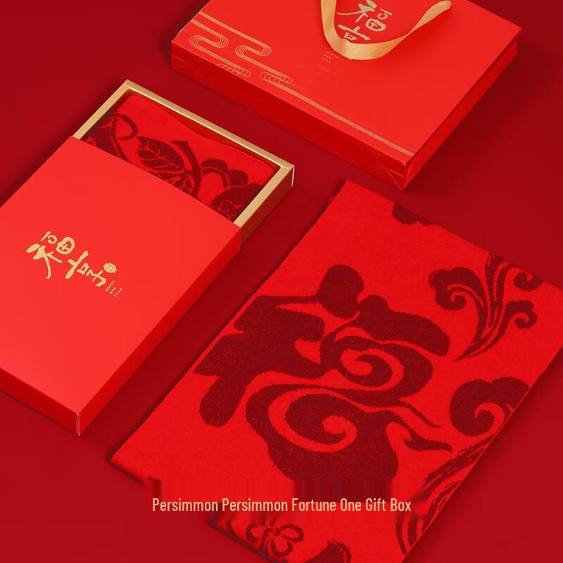 Hengyuanxiang Women's Red Wool Scarf