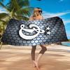 Dynamo Moscow Football Club Beach Towel, Quick-drying, Easy to Care for, Suitable for Both Fitness and Beach Vacations,Sports Essential