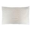 Coussin - Arka - 50 X 80 Cm - Ivoire - Jacquard Élégant Et Doux