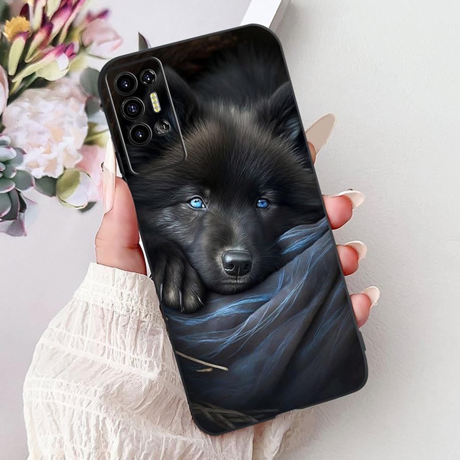 For Tecno Pova 2 Case LE7 LE7n Cover Cool Dragon Lion Cartoon Soft Silicone Protective Shells For Tecno Pova 3 LF7n Pova2 Bumper