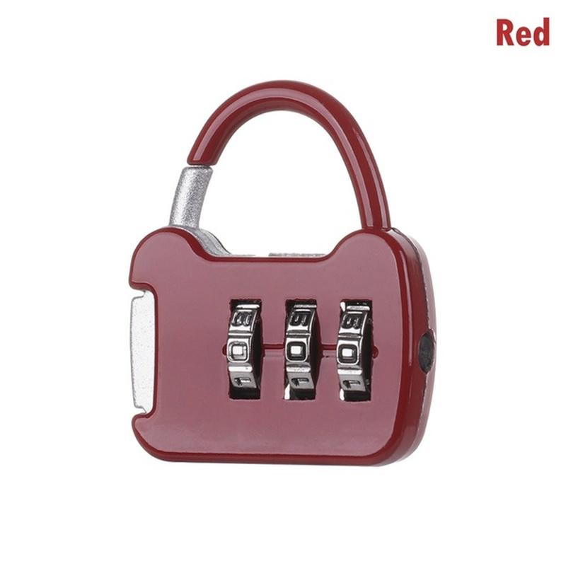 1 шт. металлический чемодан с комбинацией кода, тренажерный зал, дорожный чемодан, навесной замок, инструмент безопасности, 3-значный циферблат, парольный замок