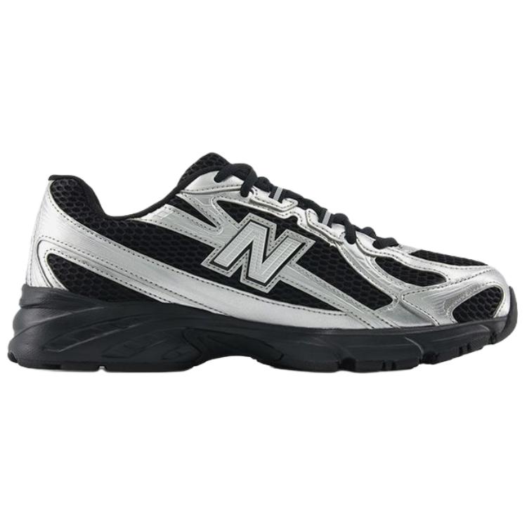 New Balance 740 Унисекс Серебристо-Черные Ретро Повседневные Папины Кроссовки U7403FT