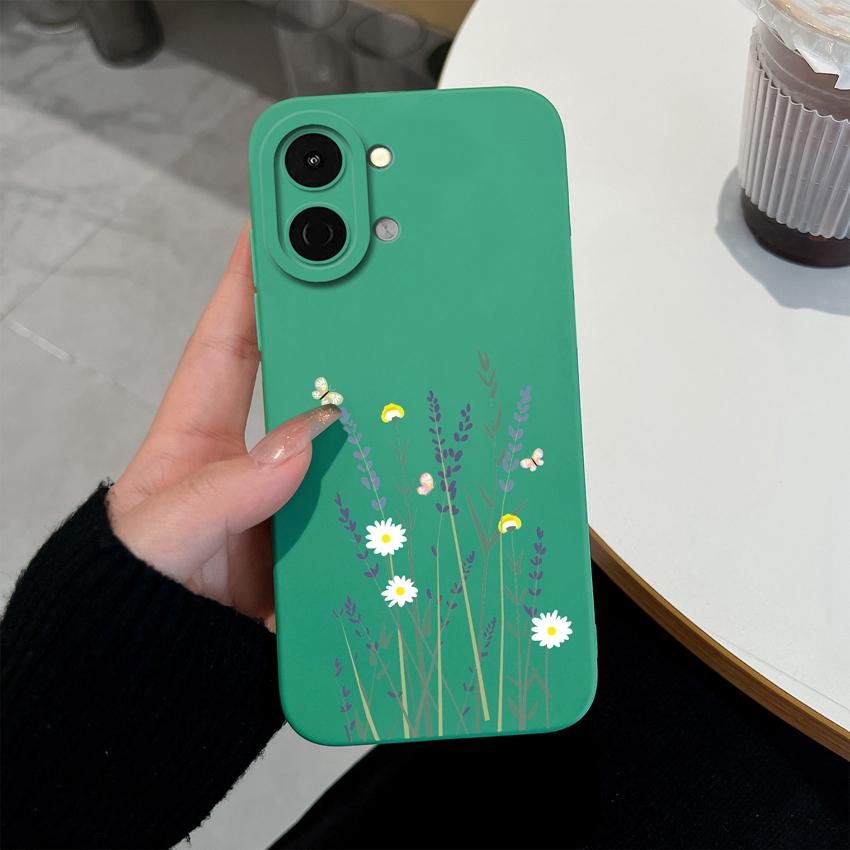 Красивый задний чехол для Tecno Spark Go 3 2 1S Pova 7 Ultra Pro Spark 40 40C 30 Чехлы для телефона Милый Авокадо Красивые Цветы Чехол Мягкий Силикон Противоскользящий Чехол