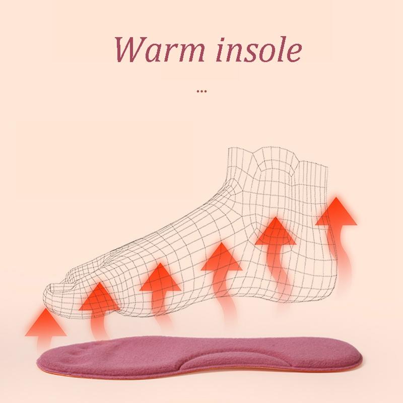 NO.8 Keep Warm Heated Constant Temperature Insole Soft Winter Sport Shoes for Insoles Man Woman Boots Pad Sole Unisex Feet Care