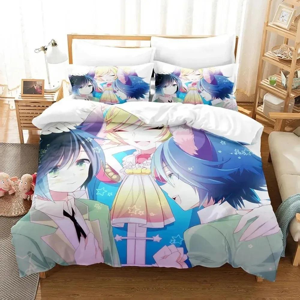 Anime Show By Rock Bedding Set Duvet Cover Bed Set Quilt Cover Pillowcase Comforter King Queen Size Boys Adult Bedding Set