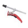 Ratcheting Table Clamp Quick Release Bar Fixture 160x60mm Guide Rail Woodworking Clamp with 19mm Base