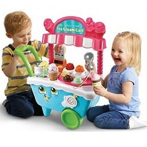 Leapfrog Korean-English version ice cream cart shopping play, mixed colors, 1 set, Korean popular toys