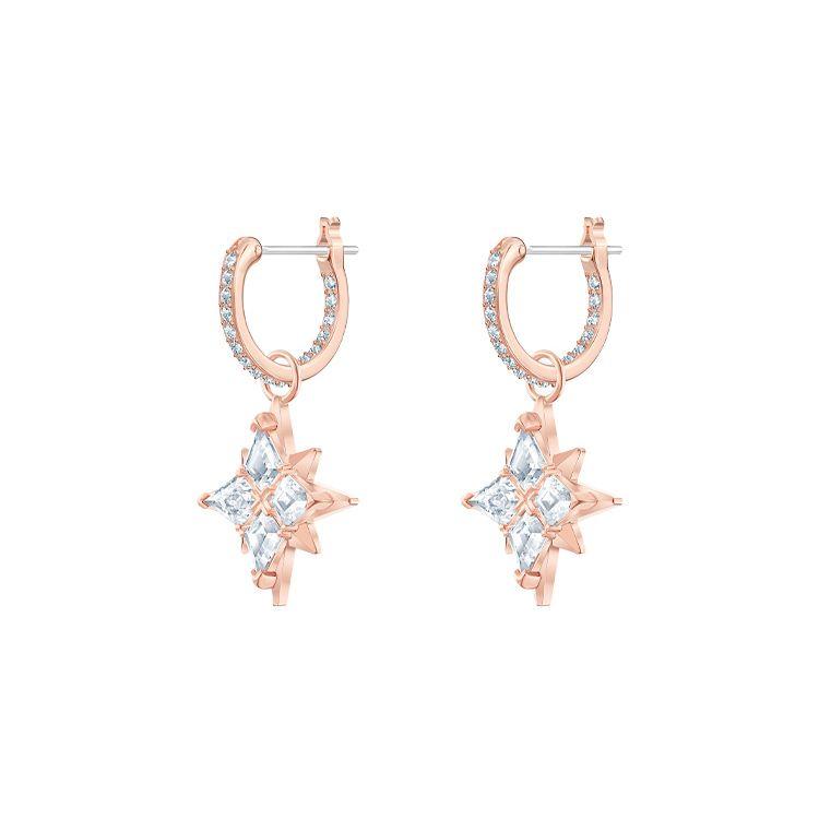 Swarovski Symbolica Star Shaped Earrings Women earrings Rose-Gold 5494337