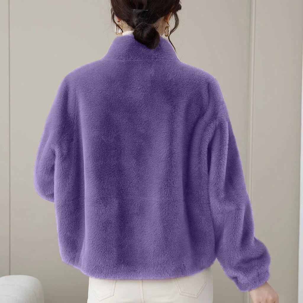 Новая зимняя куртка из норкового бархата больших размеров, женская, дикий западный стиль, свободная.