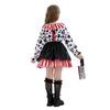 Halloween costumes for kids: scary ghost doll dress, bloody revenant clown costume, horned witch costume, carnival performance outfit