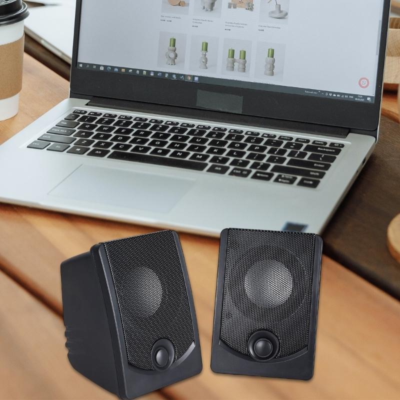 USB Настольная Колонка Компьютерная Колонка Чистый Звук, Простое Управление и Мощный Вибрационный Сабвуфер для Четкого Звучания