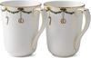 Starfluted Christmas Collection Mugs, Pair, 350ml, 2503497 / 1017449 [Parallel Import] 2503497