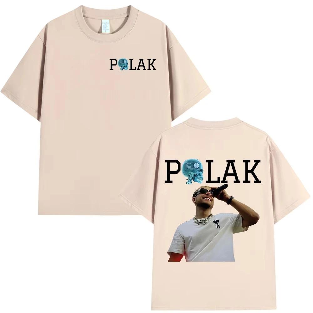 Rapper PLK Portrait Graphics 100Cotton Music Tshirt 2026 New Summer Hip Hop Unisex Ventilate Short Sleeve Shirt Fan Gifts