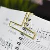 2Pcs Hollowing Out Page Holder Musician Helper Music Note Clips Song Book Clips  Cooking Recipe