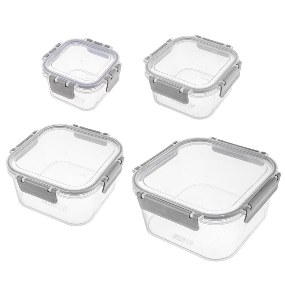 Food containers with lid and seal 4 pcs.