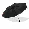 1pc Black Panther with Red Background Umbrella with Plastic Handle,Suitable for All Seasons Home Travel Outdoor UmbrellaDD117