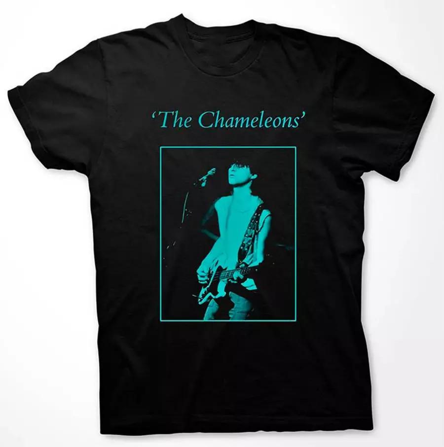 Футболка The Chameleons Black Music For Lovers Хлопок Полный Размер Унисекс