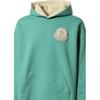 Moncler Hooded Long Sleeve Pullover Sweatshirt Men sweatshirt Green 8G00003UM281884H